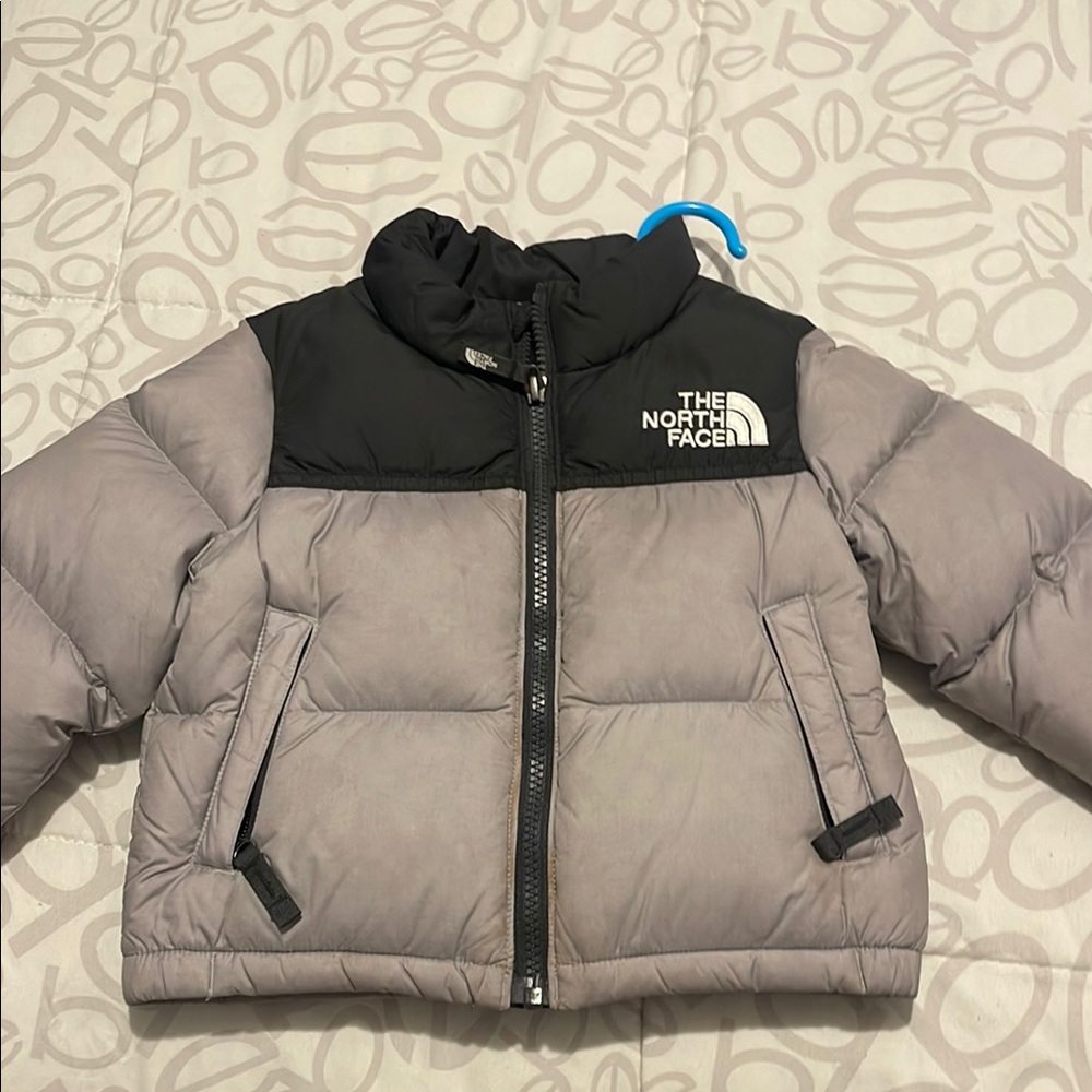The North Face Kids Puffer Jacket - Black and Gray
